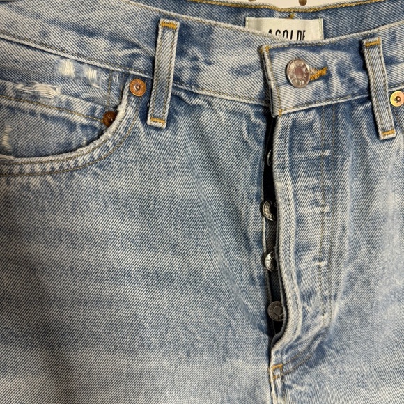 Agolde Parker Denim Women Shorts - Picture 5 of 10